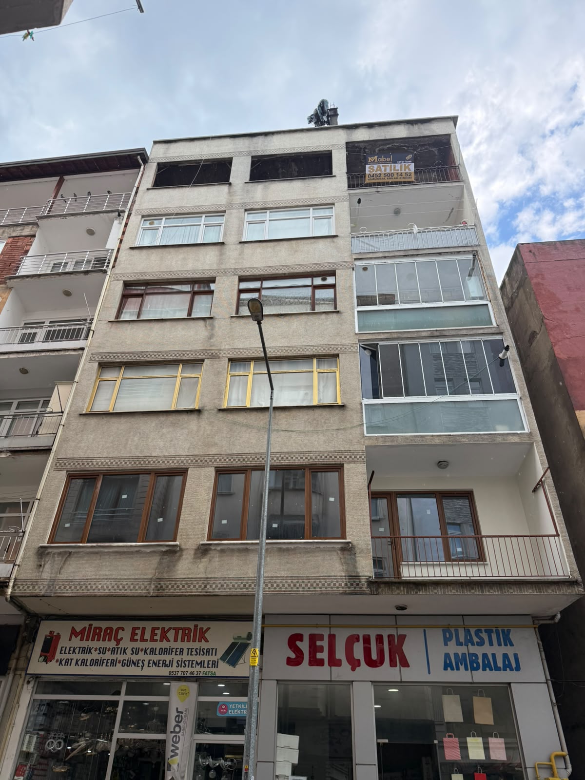 MABELDEN FATSA MERKEZDE SATILIK 2 ADET KARKAS DAİRE